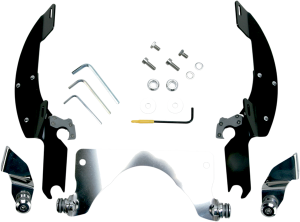 Fats/slim Windshield Trigger-lock Complete Mount Kit Black, 1, nordicamoto.ro
