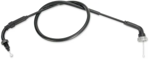 MOOSE RACING Black Vinyl Throttle Cable Black 