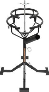 Deluxe Tire Changing Stand Black, Powder-coated 
