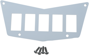 Center Dash Plate White, 1, nordicamoto.ro