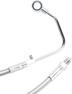 Designer Series Dot Abs-specific Mid Brake Line Kit Silver, Polished, 1, nordicamoto.ro