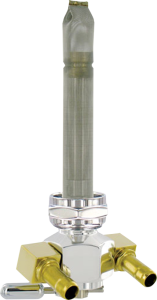 Power-flo Dual Outlet Reserve Fuel Valve Silver, 2, nordicamoto.ro
