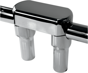 Handlebar Riser & Top Clamp Kit Silver