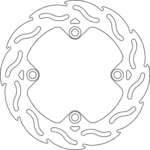 Flame Series Rotor Rear Stainless Steel