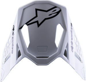 Supertech M8 Helmet Visor Red, White  One size fits all, 2, nordicamoto.ro