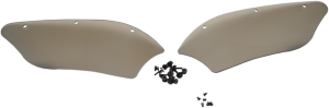 Batwing Fairing Wind Deflectors Black