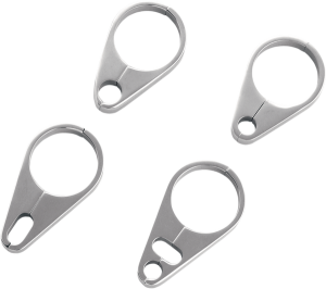 Billet Cable And Brake Line Guide Silver, 2, nordicamoto.ro