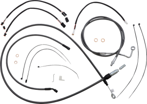 Karbonfibr Designer Handlebar Installation Kit Silver, 1, nordicamoto.ro
