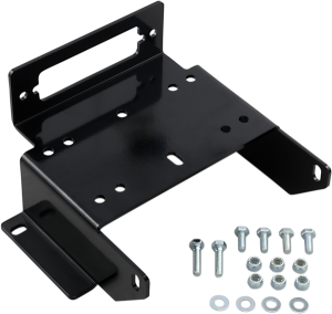 Winch Mount Mud Utv Canam Black 