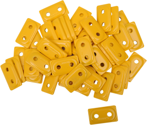 Double Digger® Aluminum Support Plates Yellow, 2, nordicamoto.ro