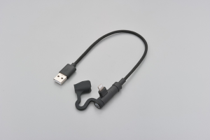 Usb A Charging Cable Black, 2, nordicamoto.ro