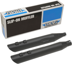 Slashdown Slip-on Mufflers Black, 1, nordicamoto.ro