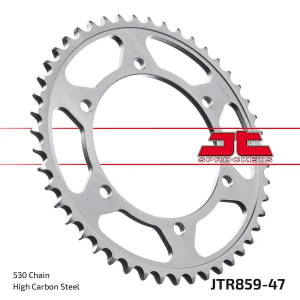 JT SPROCKETS Induction Hardened Black Zinc Finish Rear Sprocket Black, Zinc 