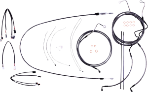 Karbonfibr Designer Handlebar Installation Kit Silver