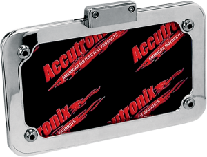 Lighted License Plate Frame Polished, 1, nordicamoto.ro
