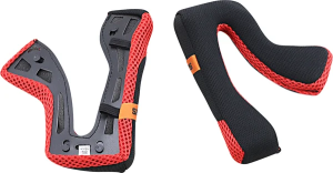 Sm5 Helmet Cheek Pad Gray, Red