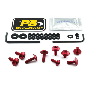Fairing Bolt Kit For Triumph Red