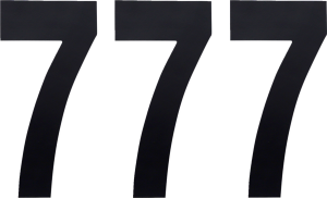 Standard Numbers Black, 3, nordicamoto.ro