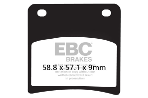 Vee Semi-sintered Brake Pads, 2, nordicamoto.ro