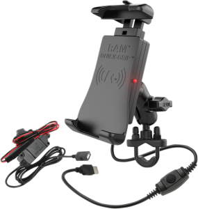 Quick-grip Ram Mounts Suport Ghidon cu incarcare Wireless Waterproof - Ramb149zaun14wv