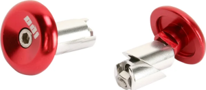 Dop pentru capătul ghidonului din aluminiu, roșu, 1, nordicamoto.ro
