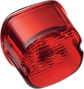 Laydown Taillight Lens With No Tag Window Red