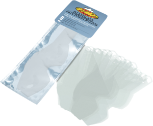 Powerbomb/powercore Goggle Tear-offs Clear