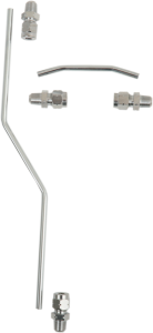 Chrome Rocker Oil Lines Chrome