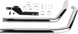 Dragster Exhaust System Chrome, 1, nordicamoto.ro