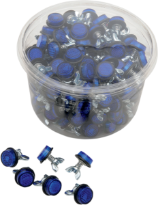 License Plate Reflectors Blue