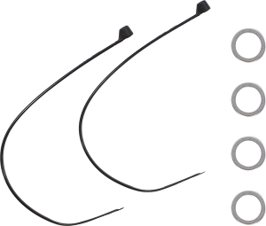 Proswivel Universal Brake Hose Silver, 1, nordicamoto.ro