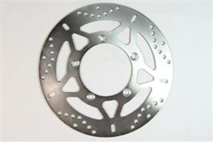 Round Fixed Brake Rotor Silver, Stainless Steel, 1, nordicamoto.ro