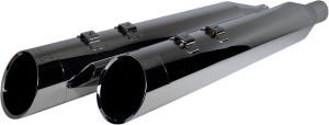 4-1/2(r) Hp-plus® Slip-on Mufflers Silver, Chrome