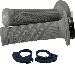 D100 D-lock Grips Gray, 1, nordicamoto.ro