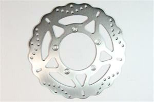 Contour Fixed Brake Rotor Silver, Stainless Steel