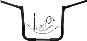 1-1/4(r) Ez Install Pointed Top Handlebar Kit Black, 1, nordicamoto.ro