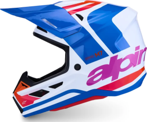 Casca Alpinestars S-M7 Core Alb/Albastru/Roz XS, 3, nordicamoto.ro