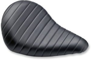 Slimline Solo Vinyl Seat Black