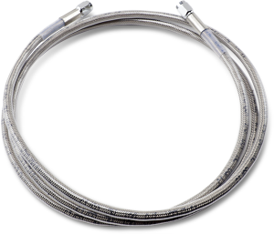 Universal Brake Line Silver, Clear-coated