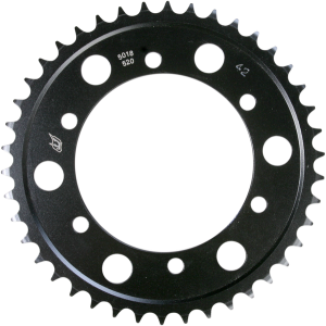 Lightweight Steel Sprocket Black, Zinc, 1, nordicamoto.ro
