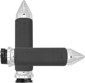 Vibration Dampening Memory Foam Grips Silver