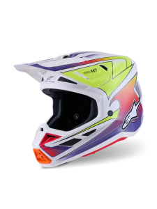 Cască Alpinestars SM7 Fuse White