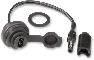 Sae Panel Mount Socket Black
