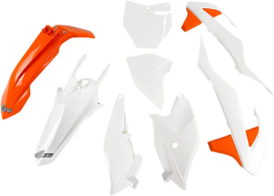 Full Body Replacement Plastic Kit Orange, White
