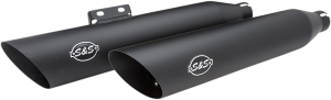 Slash Cut Race Slip-on Mufflers Guardian Black, 2, nordicamoto.ro