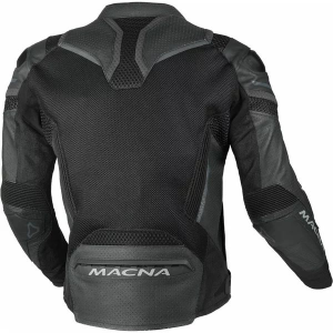 Geaca de vara piele/textil MACNA GALVIC 50 Gri/Negru/Portocaliu, 4, nordicamoto.ro