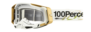 Ochelari 100% Racecraft 2 Succession Clear White/Gold