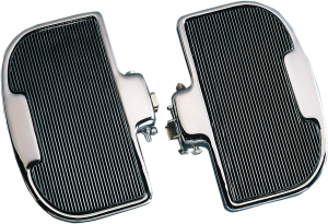 Chrome Passenger Floorboards Black