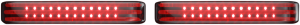 Probeam® Bagz Led Saddle Bag Lights Chrome, 3, nordicamoto.ro