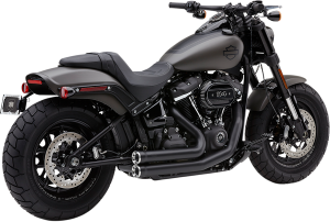 Speedster Short Rpt Exhaust System Black, 1, nordicamoto.ro